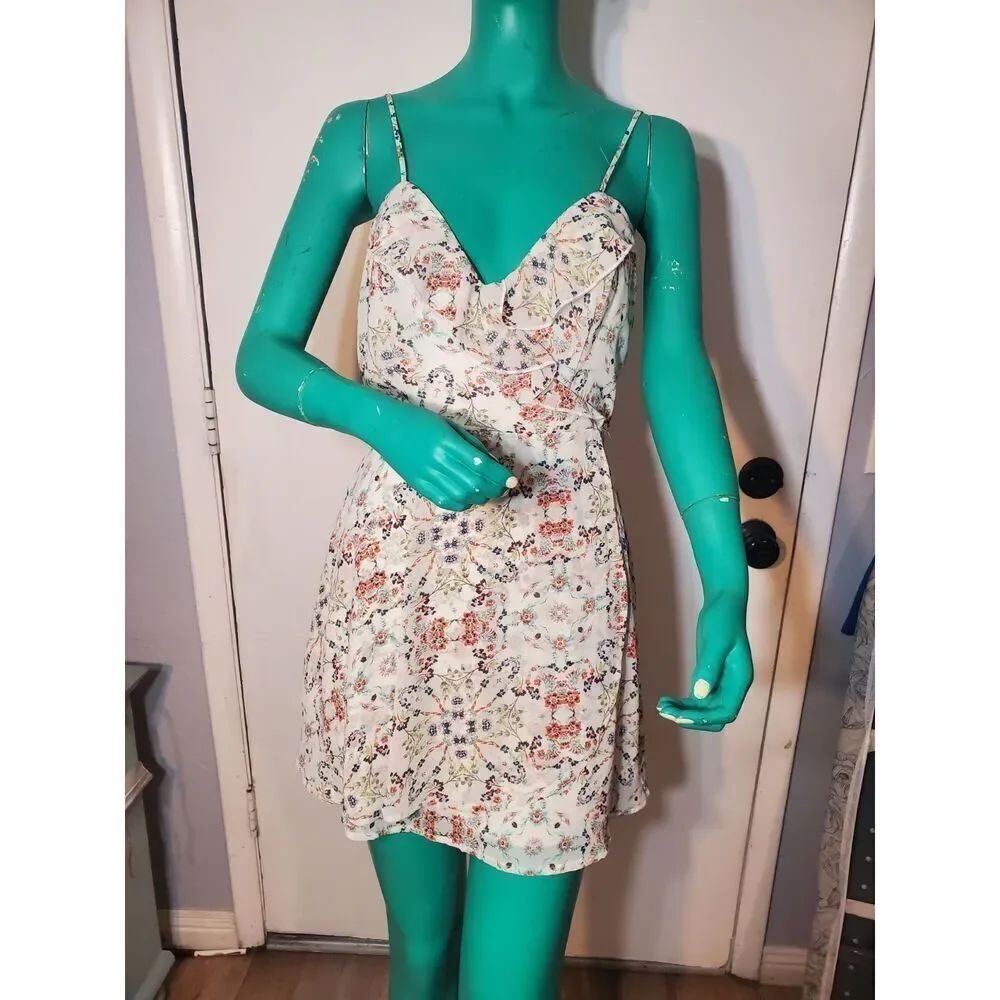Cute Little Floral Sundress Size S.  No Brand Label